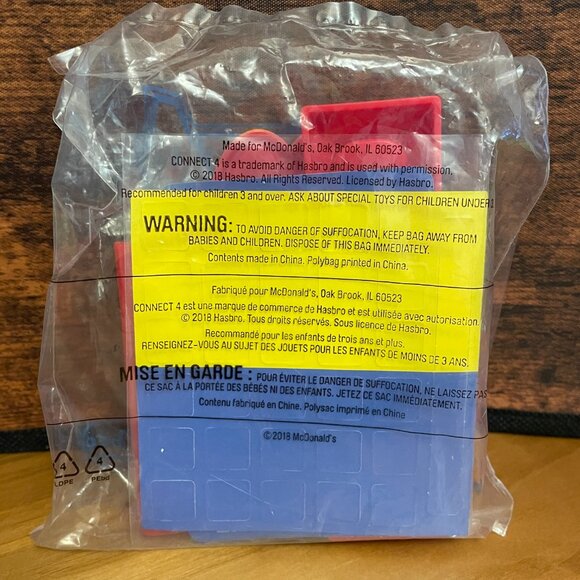 Hasbro Connect 4 McDonalds Happy Meal Toy SEALED 2018 (SKU: 80TO) - Picture 3 of 3